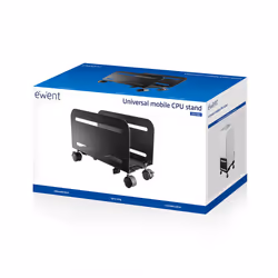 Ewent EW1291 support pour unité centrale Support CPU de chariot Noir - Vue supplémentaire 6