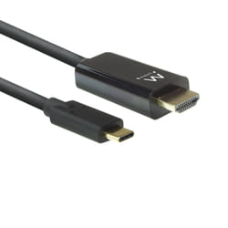 Ewent EW9824 câble vidéo et adaptateur 2 m USB Type-C HDMI Type A (Standard) Noir