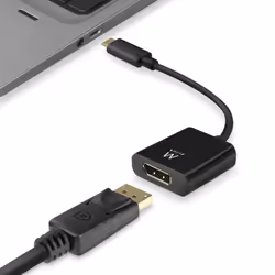 Ewent EW9825 câble vidéo et adaptateur 0,15 m USB Type-C DisplayPort Noir - Vue supplémentaire 7
