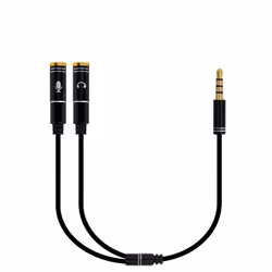 Ewent EC1641 câble audio 0,3 m 3,5mm 2 x 3.5mm Noir