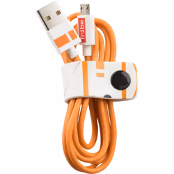 Tribe CMR23004, 1,2 m, USB A, Micro-USB B, USB 2.0, Orange, Blanc