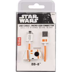 Tribe CMR23004 câble USB 1,2 m USB 2.0 USB A Micro-USB B Orange, Blanc