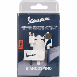 SilverHT CMR23403 câble USB 1,2 m USB 2.0 USB A Micro-USB A Bleu, Blanc