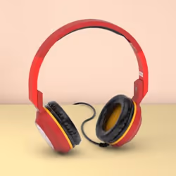 SilverHT HPW11604, Avec fil, 20 - 20000 Hz, Appels/Musique, Casque, Rouge, Jaune