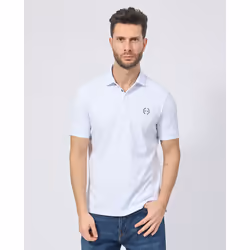 Polo Armani Exchange Heritage Homme Blanc