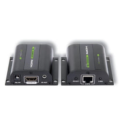 Techly IDATA EXT-E70I extension audio/video Émetteur et récepteur AV Noir