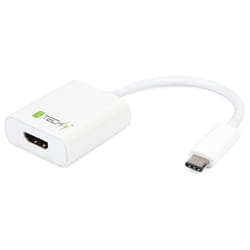 Techly IADAP USB31-HDMI adaptateur graphique USB Blanc