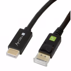 Techly ICOC DSP-H12-030 câble vidéo et adaptateur 3 m DisplayPort HDMI Noir - Vue supplémentaire 5