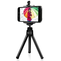 Techly I-TRIPOD-UN trépied Téléphone portable 3 pieds Noir