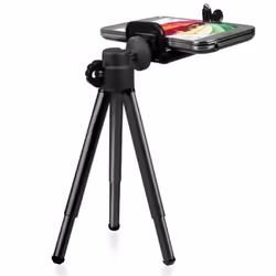 Techly I-TRIPOD-UN trépied Téléphone portable 3 pieds Noir - Vue supplémentaire 4