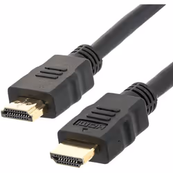 Techly ICOC HDMI-4-010NE, 1 m, HDMI Type A (Standard), HDMI Type A (Standard), 4096 x 2160 pixels, Compatibilité 3D, Noir