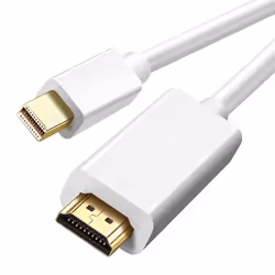 Techly ICOC MDP-020H, 2 m, HDMI, Mini DisplayPort, Mâle, Mâle, Or