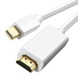 Techly ICOC MDP-020H câble vidéo et adaptateur 2 m HDMI Mini DisplayPort Blanc