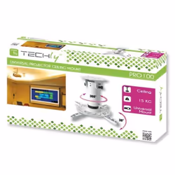 Techly ICA-PM 200WH support pour projecteurs Plafond Blanc