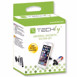 Techly I-SMART-UNITY support Support passif Mobile/smartphone, Tablette / UMPC Noir