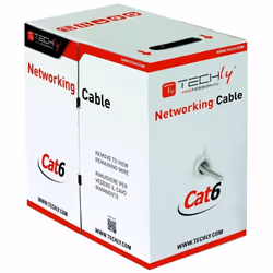 Techly ITP9-FLU-0305 câble de réseau Gris 305 m Cat6 U/UTP (UTP)