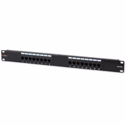 Techly 16 x RJ45 Cat.5E, IEEE 802.3, IEEE 802.3ab, IEEE 802.3u, 10/100/1000Base-T(X), Fast Ethernet, Gigabit Ethernet, 1000 M ...