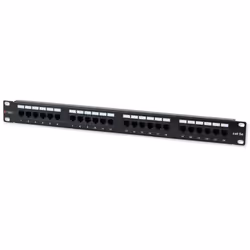 Techly 24 x RJ45 Cat.5E, IEEE 802.3, IEEE 802.3ab, IEEE 802.3u, 10/100/1000Base-T(X), Fast Ethernet, Gigabit Ethernet, 1000 M ...