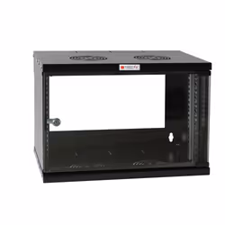 Techly I-CASE EL-1006B45 étagère 6U Rack monté sur le mur Noir