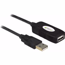 Techly IUSB-REP10TY câble USB 10 m USB 2.0 USB A Noir - Vue supplémentaire 6
