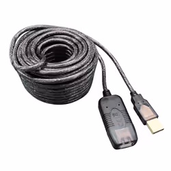 Techly IUSB-REP10TY câble USB 10 m USB 2.0 USB A Noir - Vue supplémentaire 8