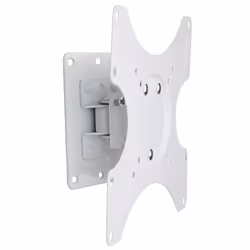 Techly ICA-LCD 2900WH, 94 cm (37"), 75 x 75 mm, 200 x 200 mm, -12 - 0°, Métal, Blanc