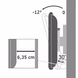 Techly ICA-LCD 2900WH support pour téléviseur 37" Blanc - Vue supplémentaire 7