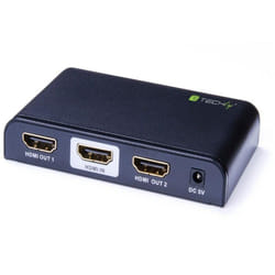 Techly IDATA HDMI2-4K2 répartiteur vidéo HDMI 2x HDMI