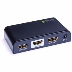 Techly IDATA HDMI2-4K2 répartiteur vidéo HDMI 2x HDMI