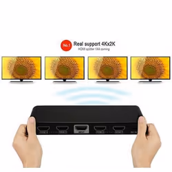 Techly IDATA HDMI2-4K4 répartiteur vidéo HDMI 4x HDMI - Vue supplémentaire 9