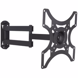 Techly ICA-LCD 2923B, 75 x 75 mm, 200 x 200 mm, -15 - 15°, 0 - 180°, 360°, Noir