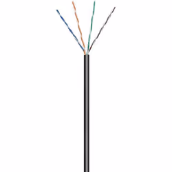 Techly ITP7-UTP-0100LO câble de réseau Noir 100 m Cat5e U/UTP (UTP)