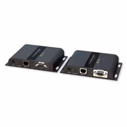 Techly IDATA EXTIP-383V extension audio/video Émetteur et récepteur AV Noir