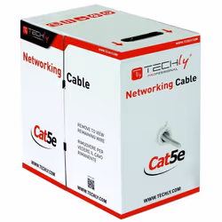 Techly ITP6-UTP-IC câble de réseau Gris 305 m Cat5e U/UTP (UTP)