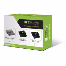 Techly IDATA HDMI-EA convertisseur audio Noir