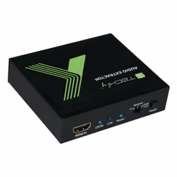 Techly IDATA HDMI-EA74K convertisseur audio Noir