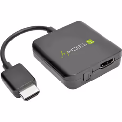 Techly IDATA HDMI-VGA8 câble vidéo et adaptateur Noir