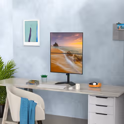 Techly ICA-LCD 2520V support d'écran plat pour bureau 27" Noir - Vue supplémentaire 12