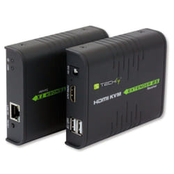 Techly IDATA HDMI-KVM2 extension KVM Émetteur et récepteur