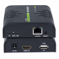 Techly IDATA HDMI-KVM2 extension KVM Émetteur et récepteur