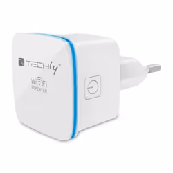 Techly I-WL-REPEATER7, Répéteur réseau, 200 m, MT7628K, 10,100 Mbit/s, Windows 10, 3 dBi