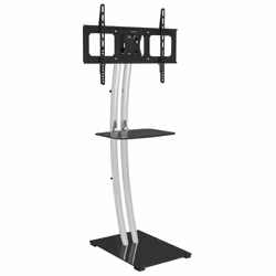 Techly ICA-TR14, 81,3 cm (32"), 177,8 cm (70"), 50 x 50 mm, 600 x 400 mm, -10 - 5°, Noir, Argent