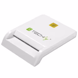 Techly Compact Smart Card Reader/Writer USB2.0 White I-CARD CAM-USB2TY lecteur de cartes à puce Intérieure USB Blanc - Vue supplémentaire 4