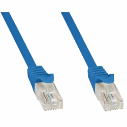 Techly ICOC U6-6U-005-BLT câble de réseau Bleu 0,5 m Cat6 U/UTP (UTP)