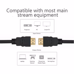 Techly ICOC HDMI-4-050NE câble HDMI 5 m HDMI Type A (Standard) Noir - Vue supplémentaire 4