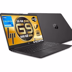 HP Ordinateur Portable Nouveau MODÈLE 2022 G9 PC Portable Intel n 4500 16 Go Ram SSD PCI Nvme 500 Go 156 écran antireflet 3 U ...