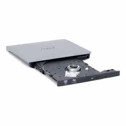 Adj 142-00002, Noir, Gris, horizontale, PC de bureau/PC portable, DVD-RW, USB 2.0, CD-R, CD-ROM, CD-RW, DVD+R, DVD+R DL, DVD+ ...