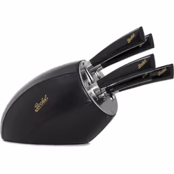 Berkel Elegance Sense, Bloc de couteaux/coutellerie, Acier inoxydable, Noir, 5 pièce(s)