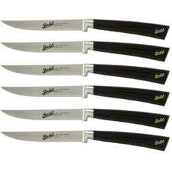 Berkel - Elegance Set de 6 couteaux à steak en acier noir
