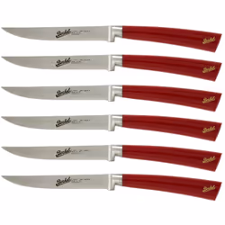 Berkel KEP6ST11SRRGB, Jeu de couteaux, Acier inoxydable, Acier inoxydable, Rouge, 11 cm, 418 g